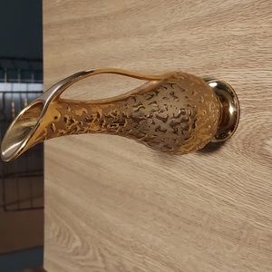 VTG weeping  21k Gold Ewer Vase